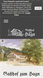 Mobile Screenshot of gasthofhagn.de