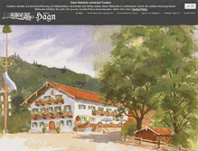 Tablet Screenshot of gasthofhagn.de